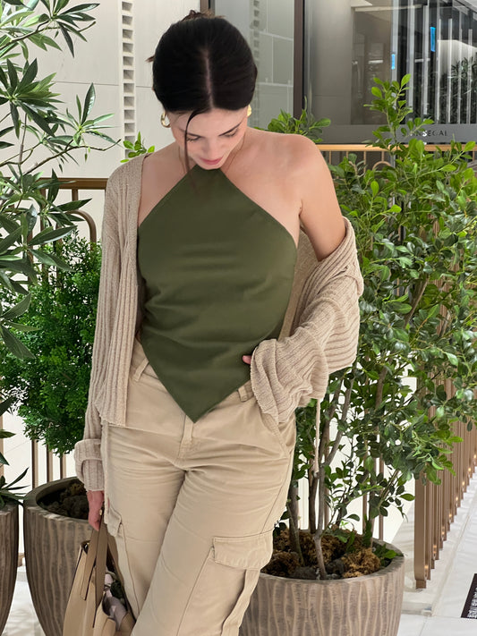 New City Top - Olive Green