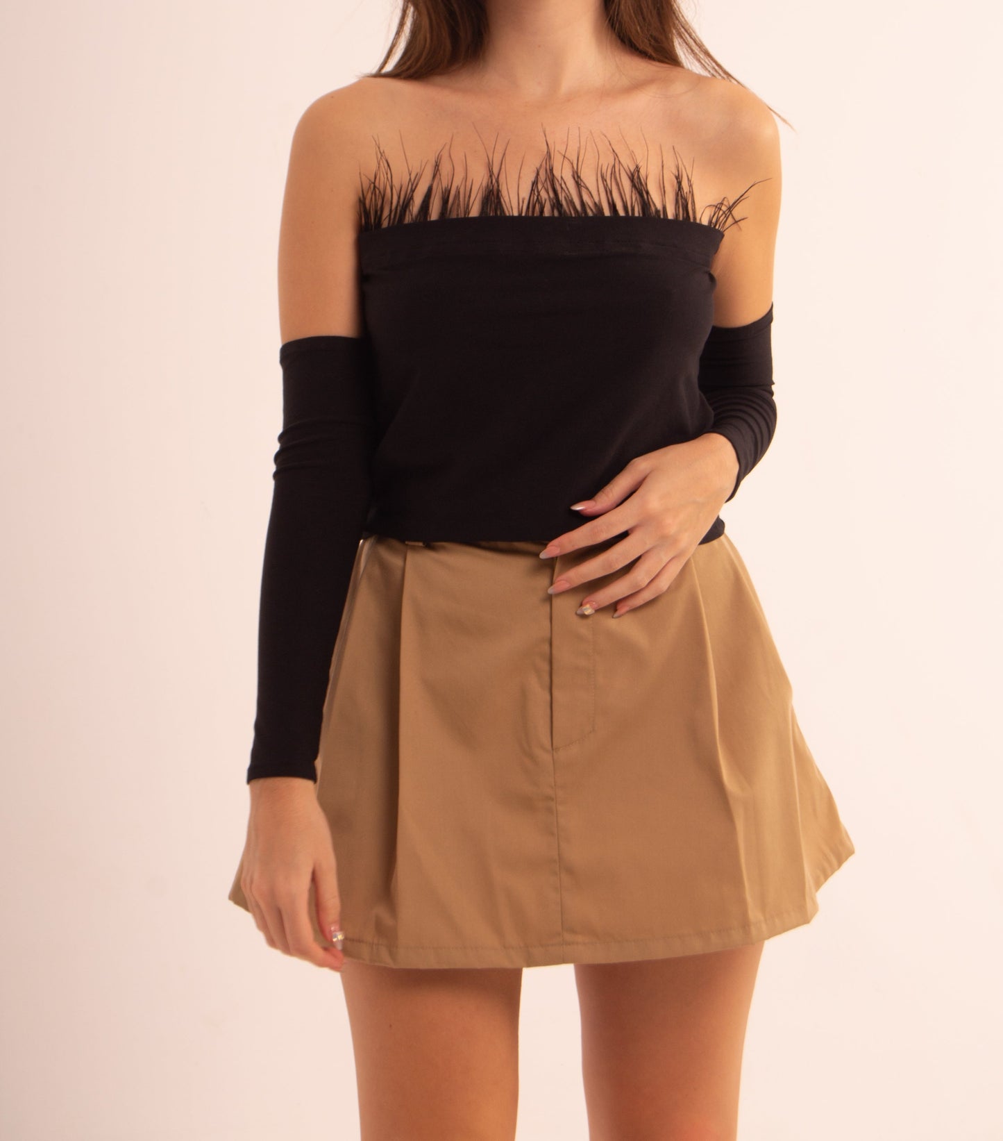 Blair Skirt - Beige