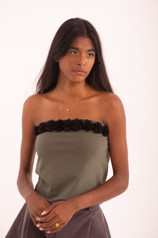 Privit Top - Military green