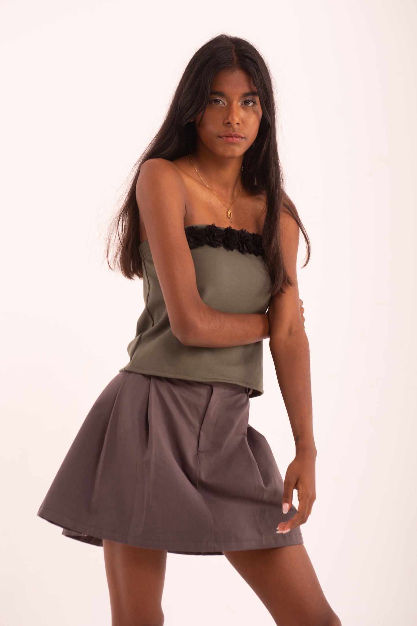 Blair Skirt - Grey